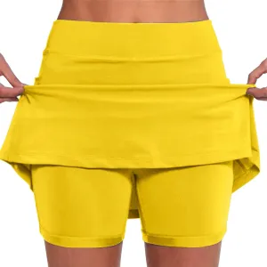 22 inch Golf Skirts for Women Tummy Control Pleated Tennis Skorts for Women Running Shorts for Women high Waisted 7