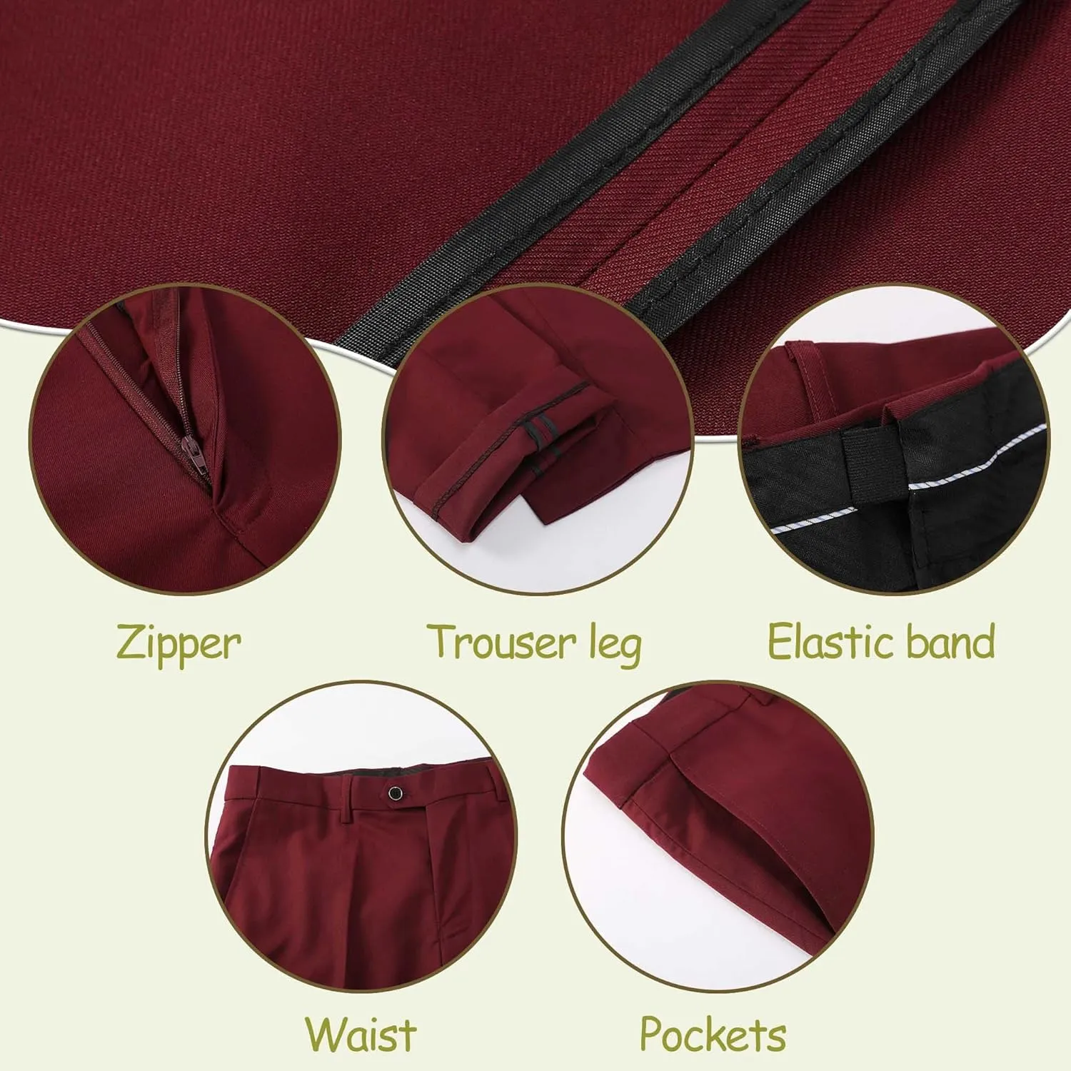 5 Pieces Suit for Men Slim Fit Tuxedos Single Breasted Blazer Wedding Prom Tux Shawl Lapel Blazer Vest Pants Shirt Set