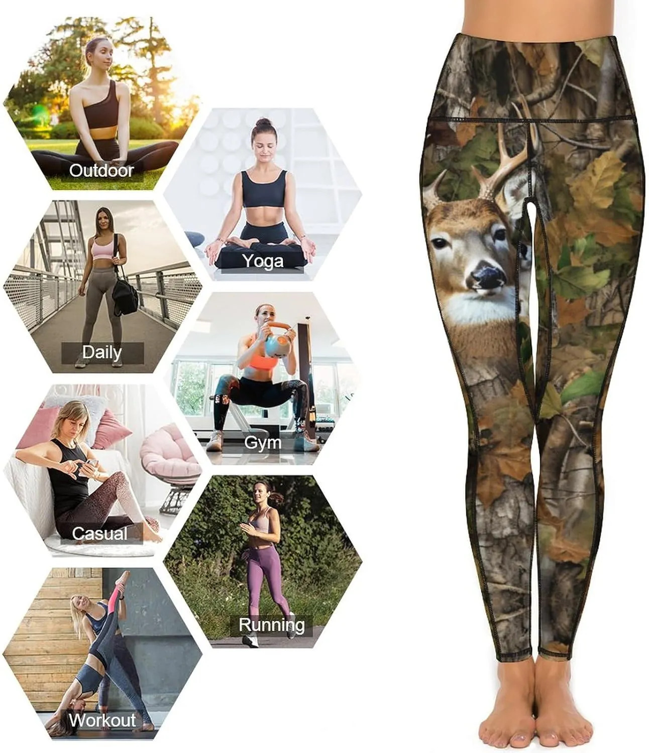 80s Women's High Waist Tummy Control Yoga Pants 90s with Pockets Sports Fitness Leggings