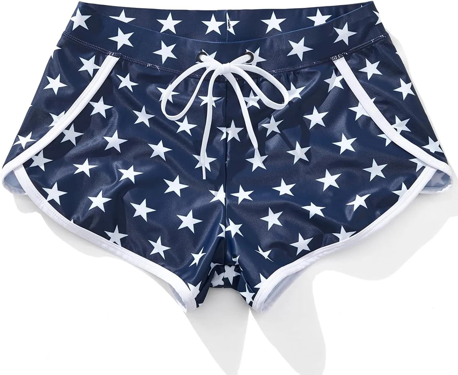 AIMPACT Mens Short Swim Trunks Quick Dry Beach Board Shorts 80s 90s Summer Vintage Swimwear with Lining Swimming Suits