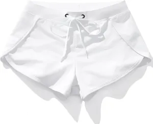 AIMPACT Mens Short Swim Trunks Quick Dry Beach Board Shorts 80s 90s Summer Vintage Swimwear with Lining Swimming Suits