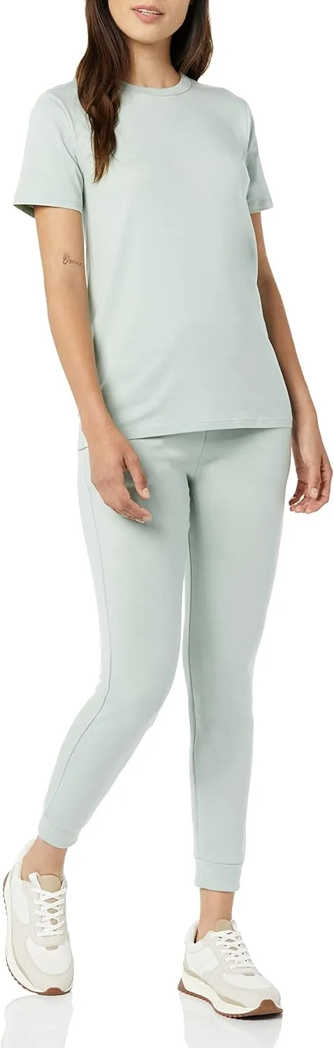 Amazon Essentials Women's Perfect Short-Sleeve T-Shirt (Available in Plus Size) (Previously Amazon Aware)