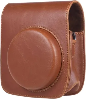 Andoer Weinlese PU-protection camera bag with Strap, for Fujifilm Instax Mini 90 instant film camera