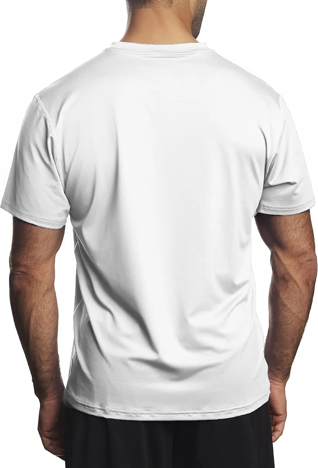 Arctic Cool Mens Crew Neck Instant Cooling Moisture Wicking Performance UPF 50  Short Sleeve Workout Shirt