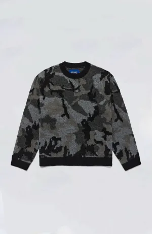 Awake NY Knit - Camo Crewneck Sweater