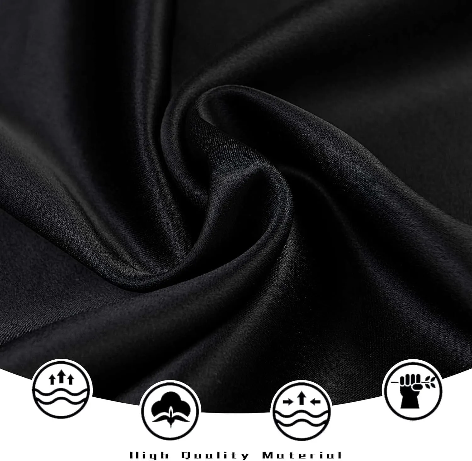 Basoteeuo Midi Skirts for Women High Waist Satin Summer Casual Sexy Midi Length Elastic Skirt