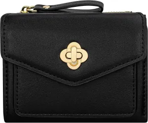 BIAOTIE Large Capacity Wristlet Wallet and Small Wallet for Women Bundle