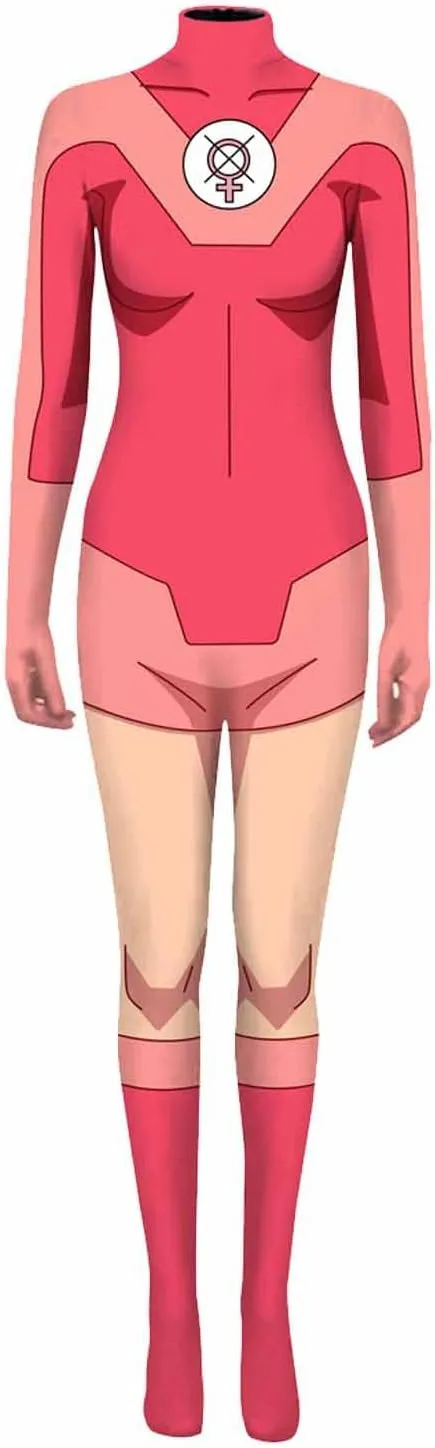 Boomtrader Atom Eve Cloak Costume Suit Atom Eve Cosplay Costume Adult Women Halloween Party Cosplay Outfits