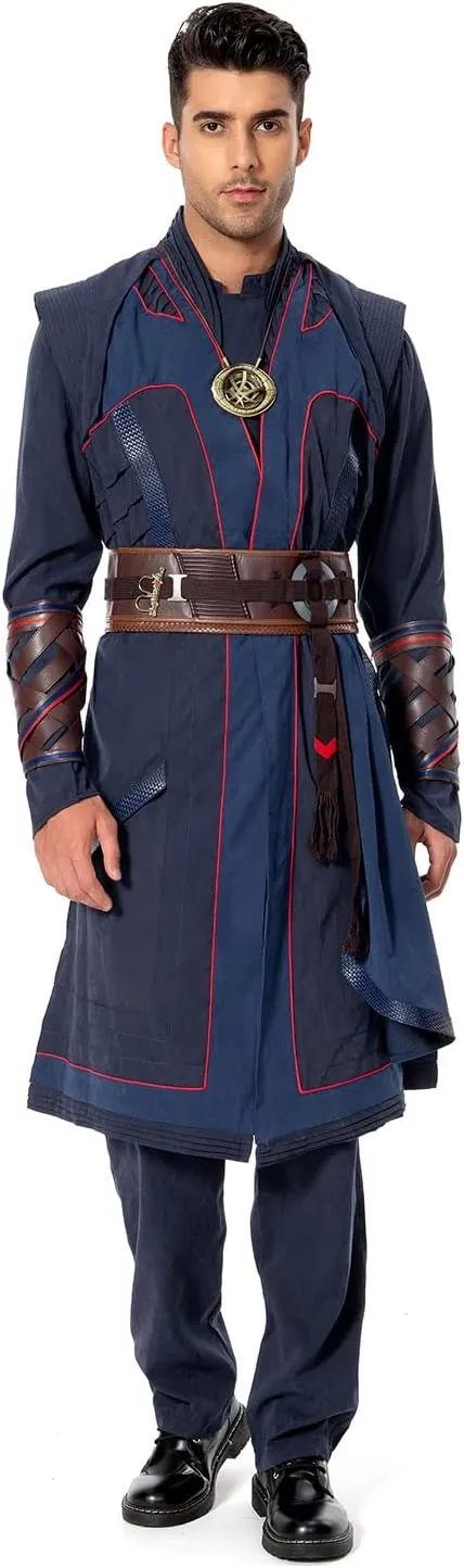 Boomtrader Doctor Strange Cosplay Cape Cloak Costume Doctor Strange Costume Adult Men Halloween Party Cosplay Outfits