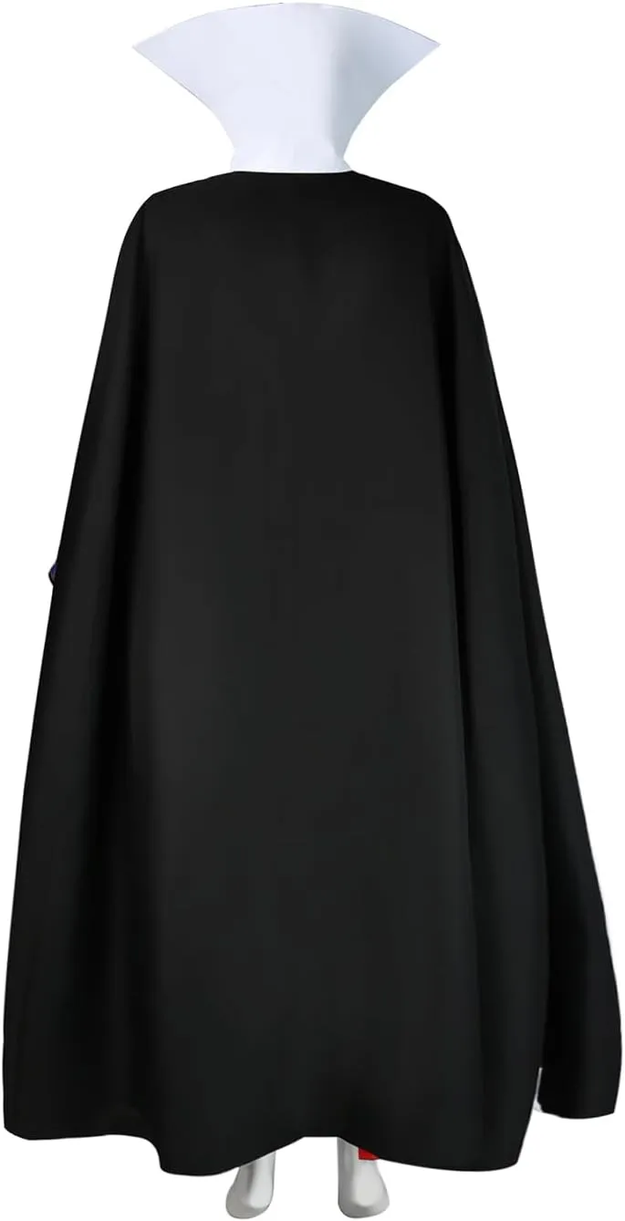 Boomtrader Evil Queen Cosplay Cloak Dress Costume Adult Women Halloween Carnival Party Wicked Queen Dress Cape Outfits