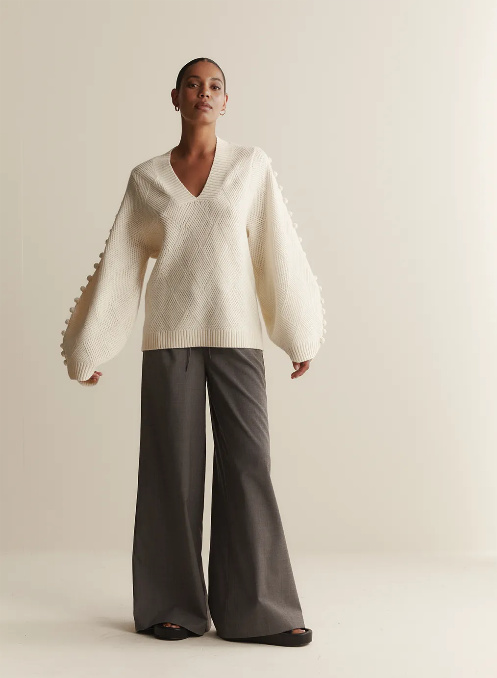 Celeste Wool Knit | Cream