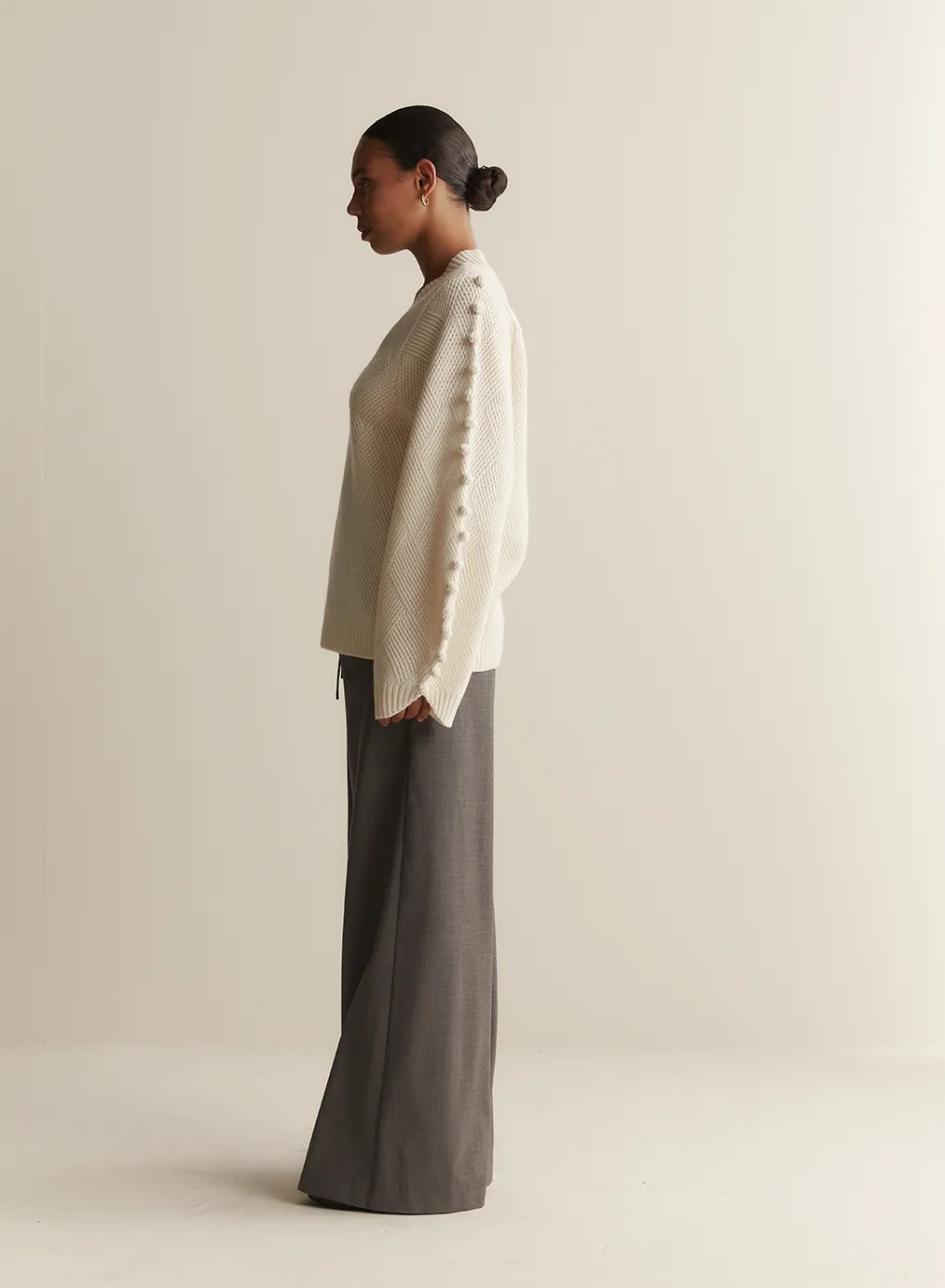 Celeste Wool Knit | Cream