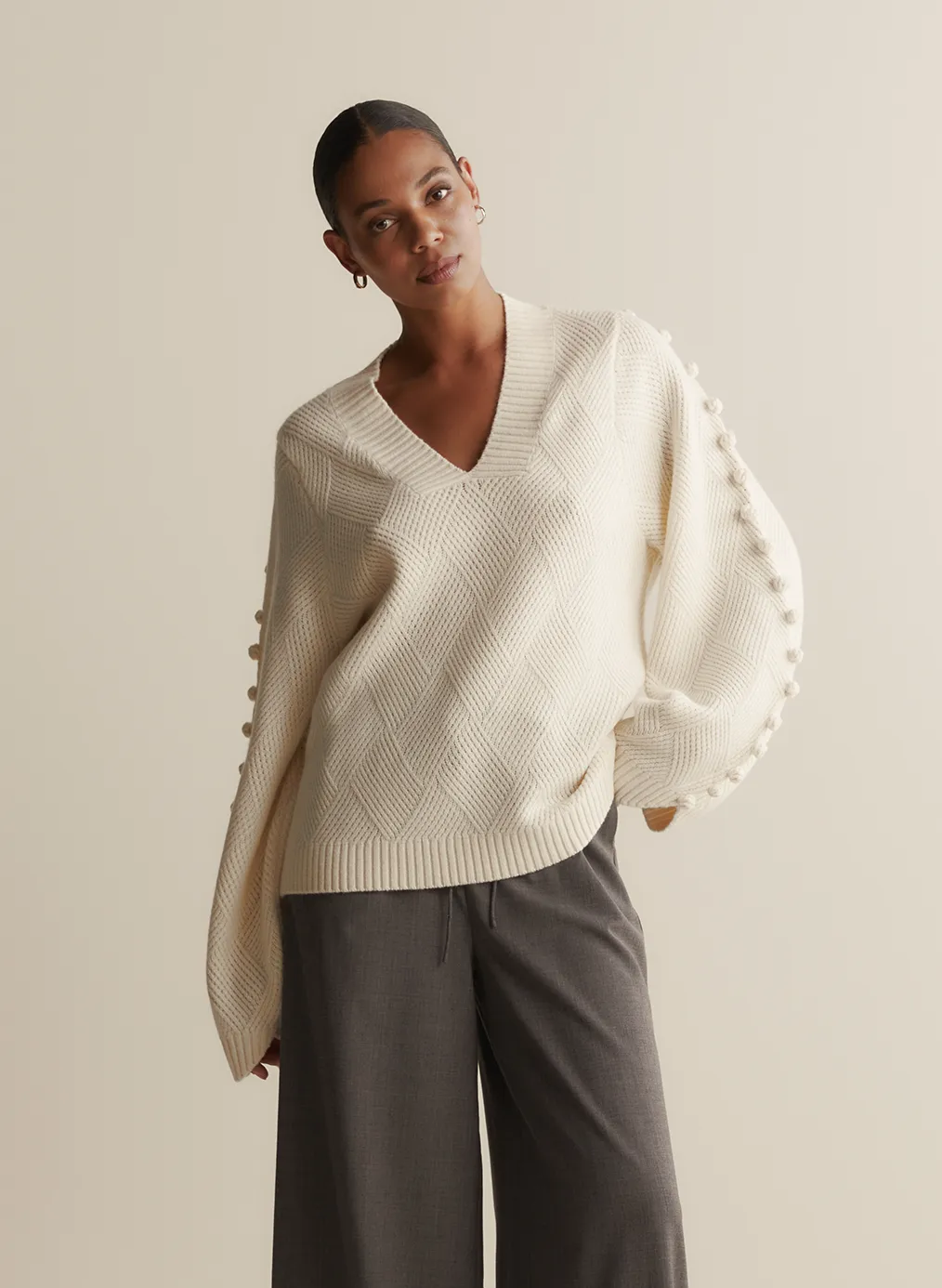 Celeste Wool Knit | Cream