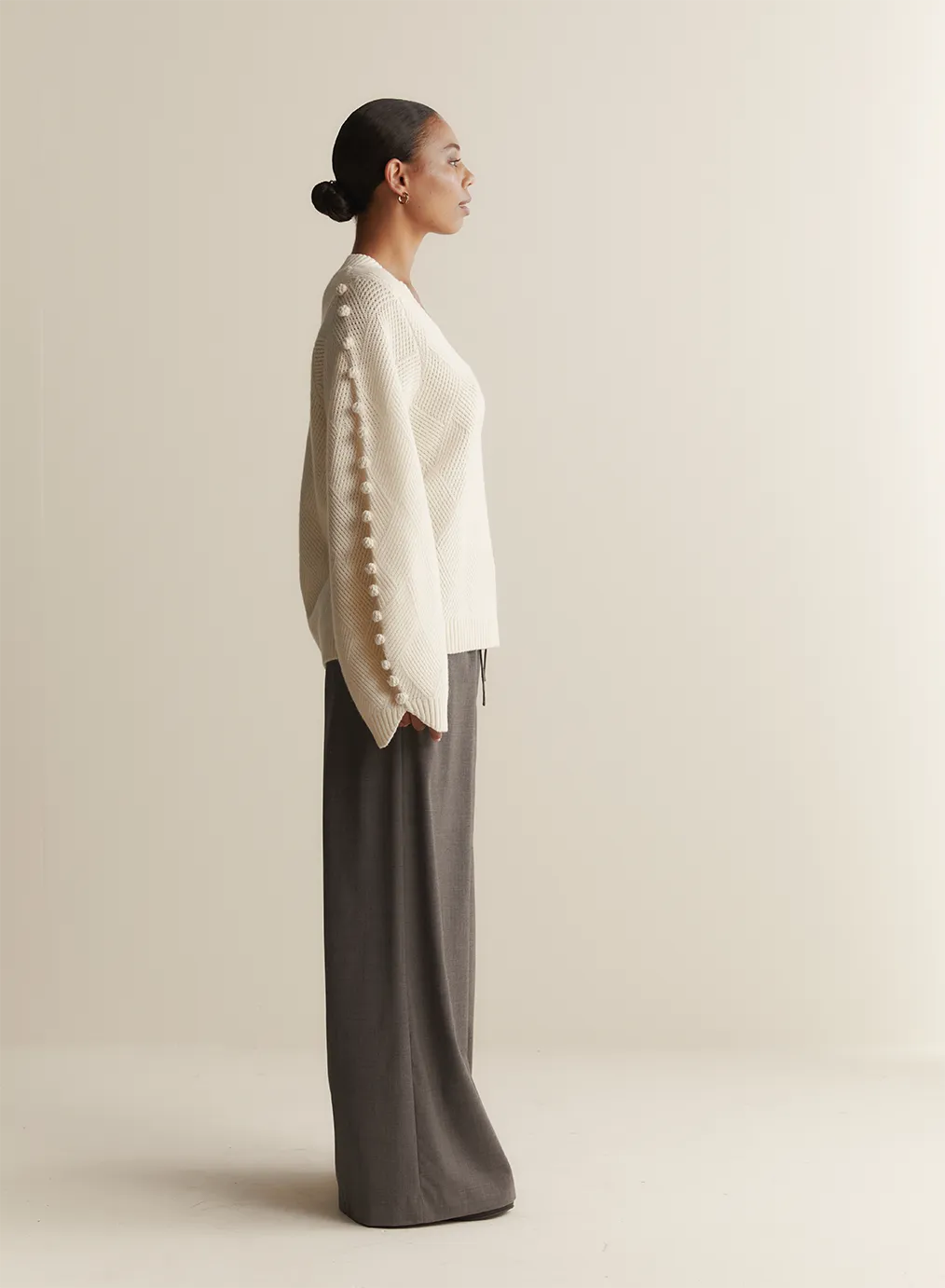 Celeste Wool Knit | Cream