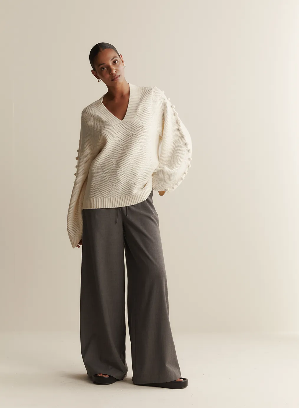 Celeste Wool Knit | Cream