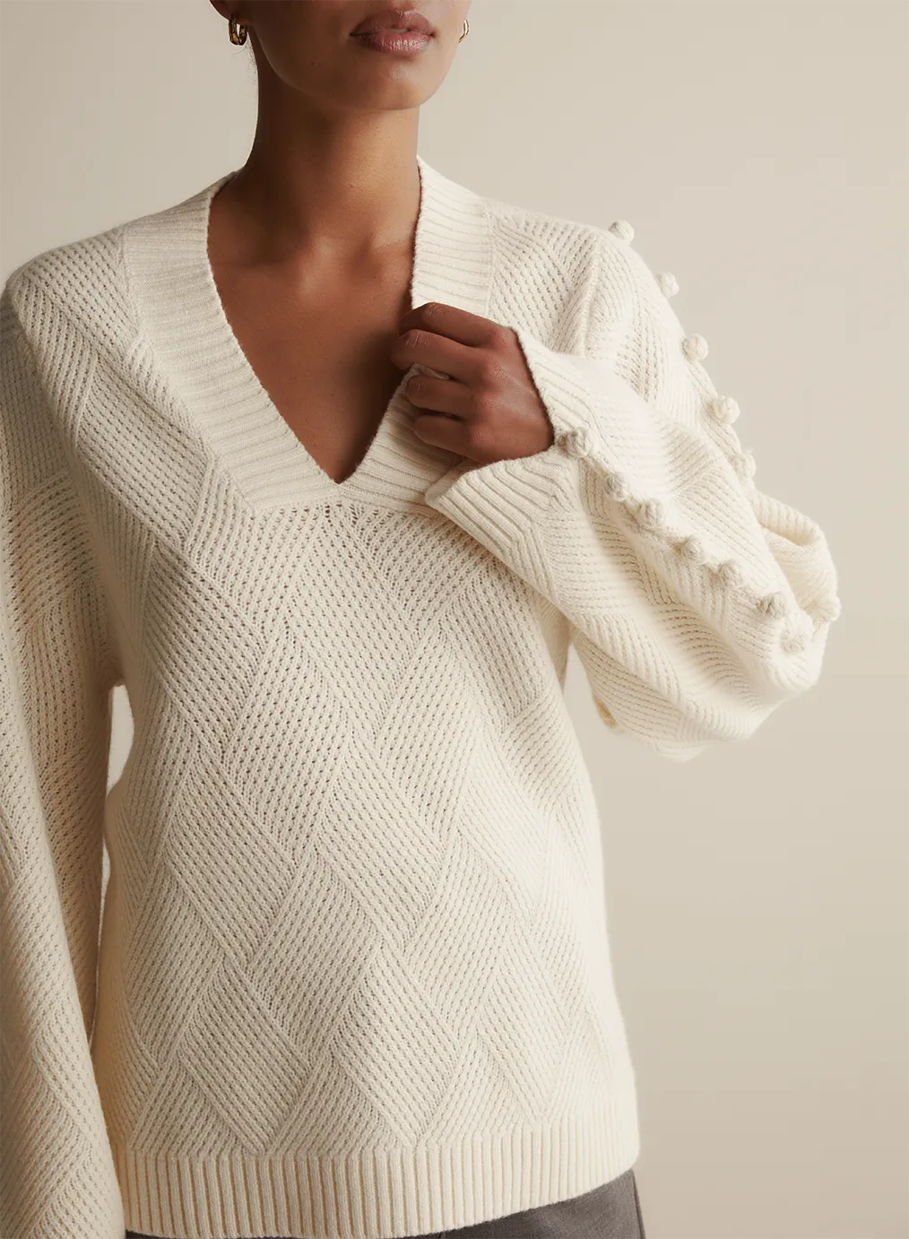 Celeste Wool Knit | Cream