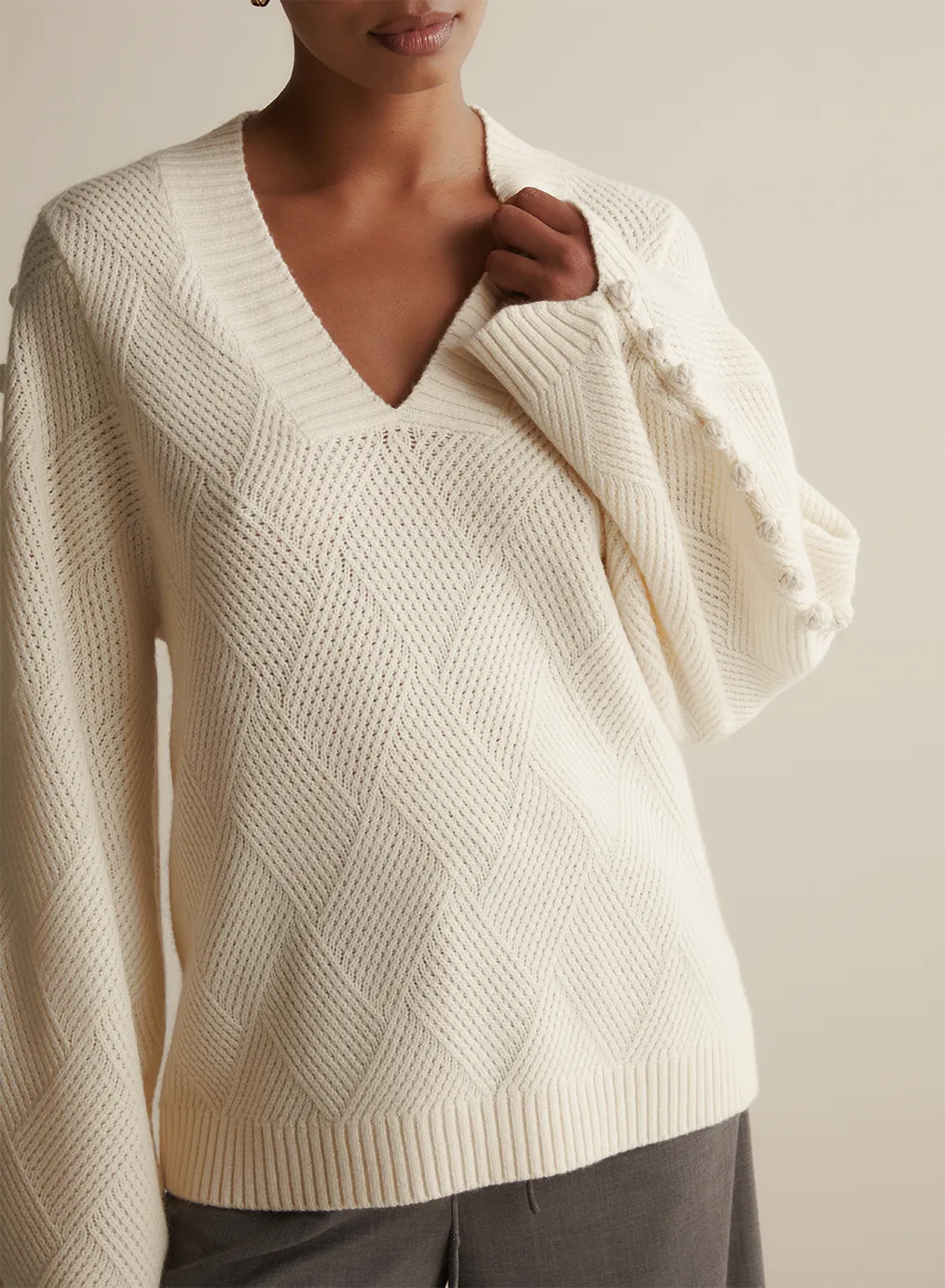 Celeste Wool Knit | Cream