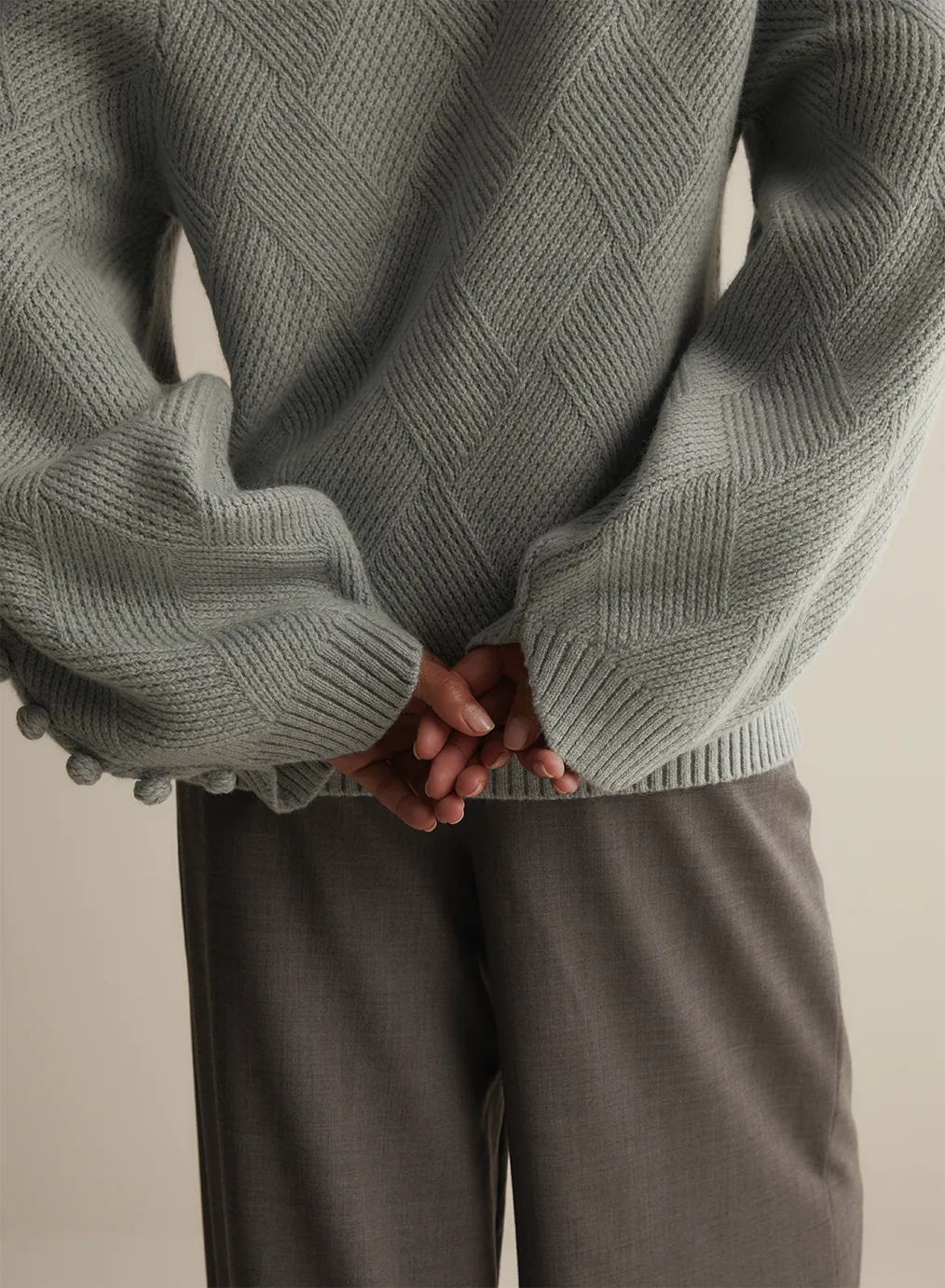 Celeste Wool Knit | Seafoam Marle
