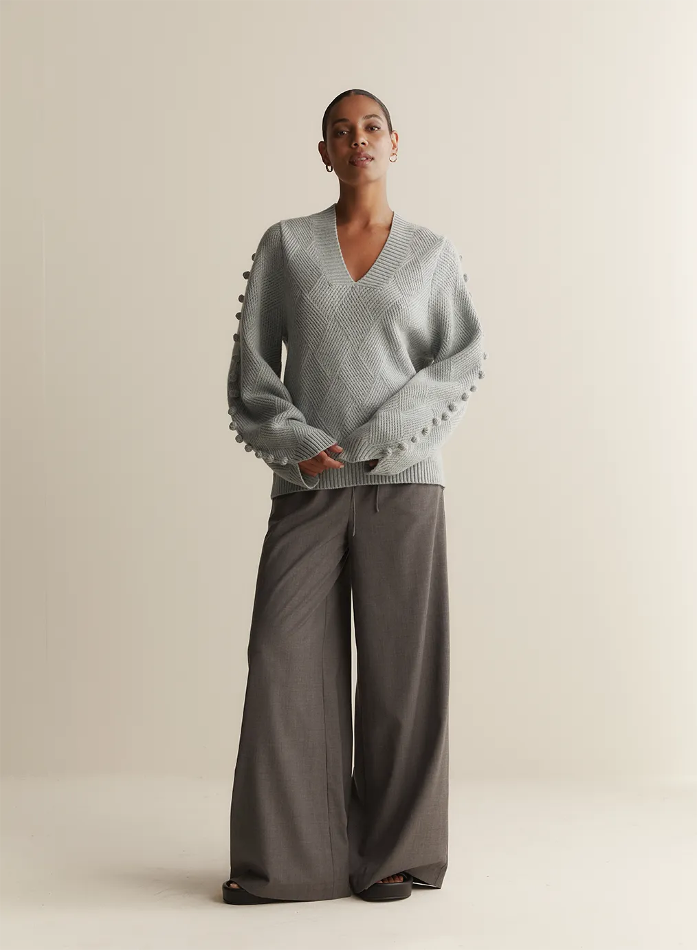 Celeste Wool Knit | Seafoam Marle