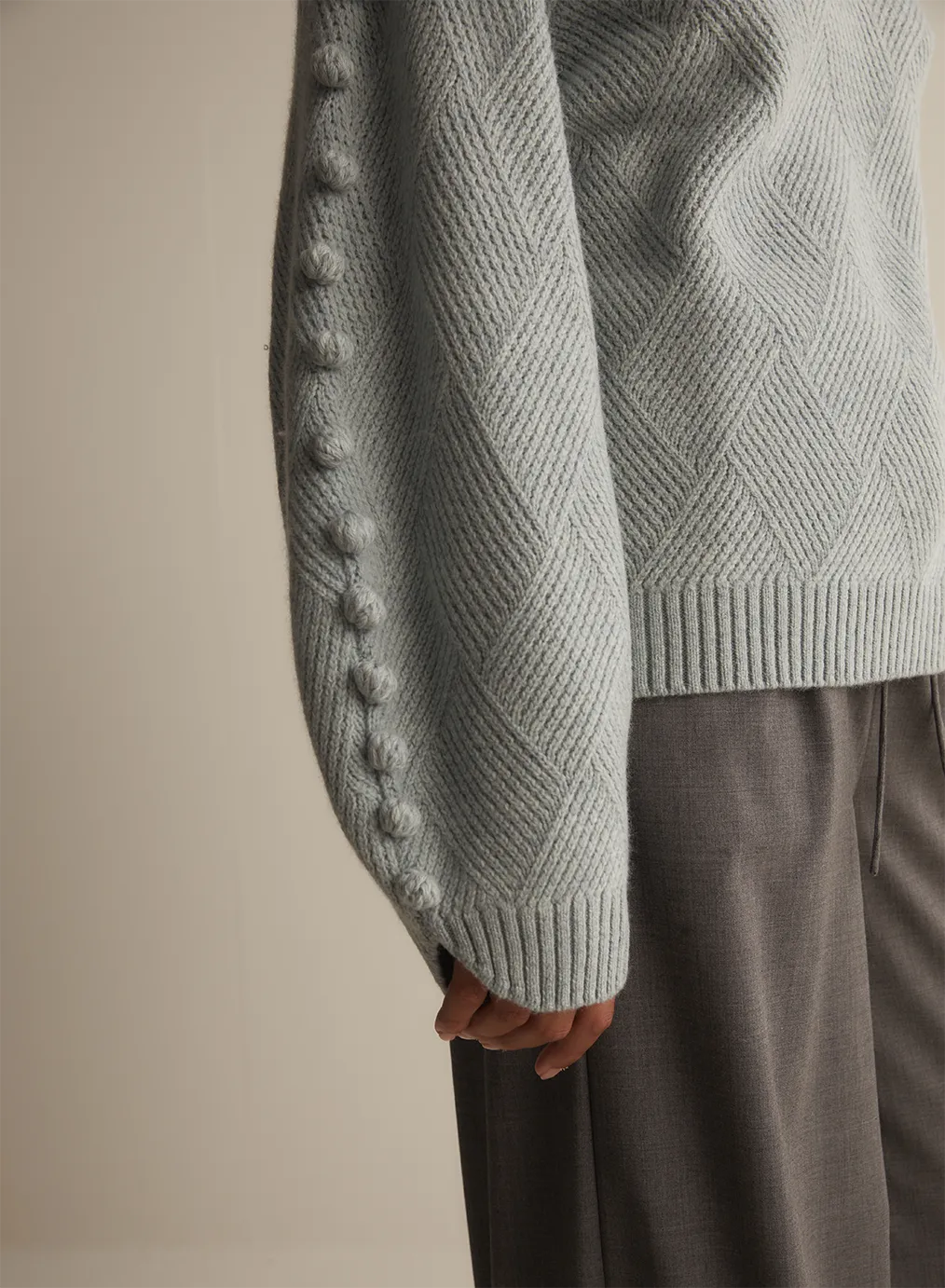Celeste Wool Knit | Seafoam Marle