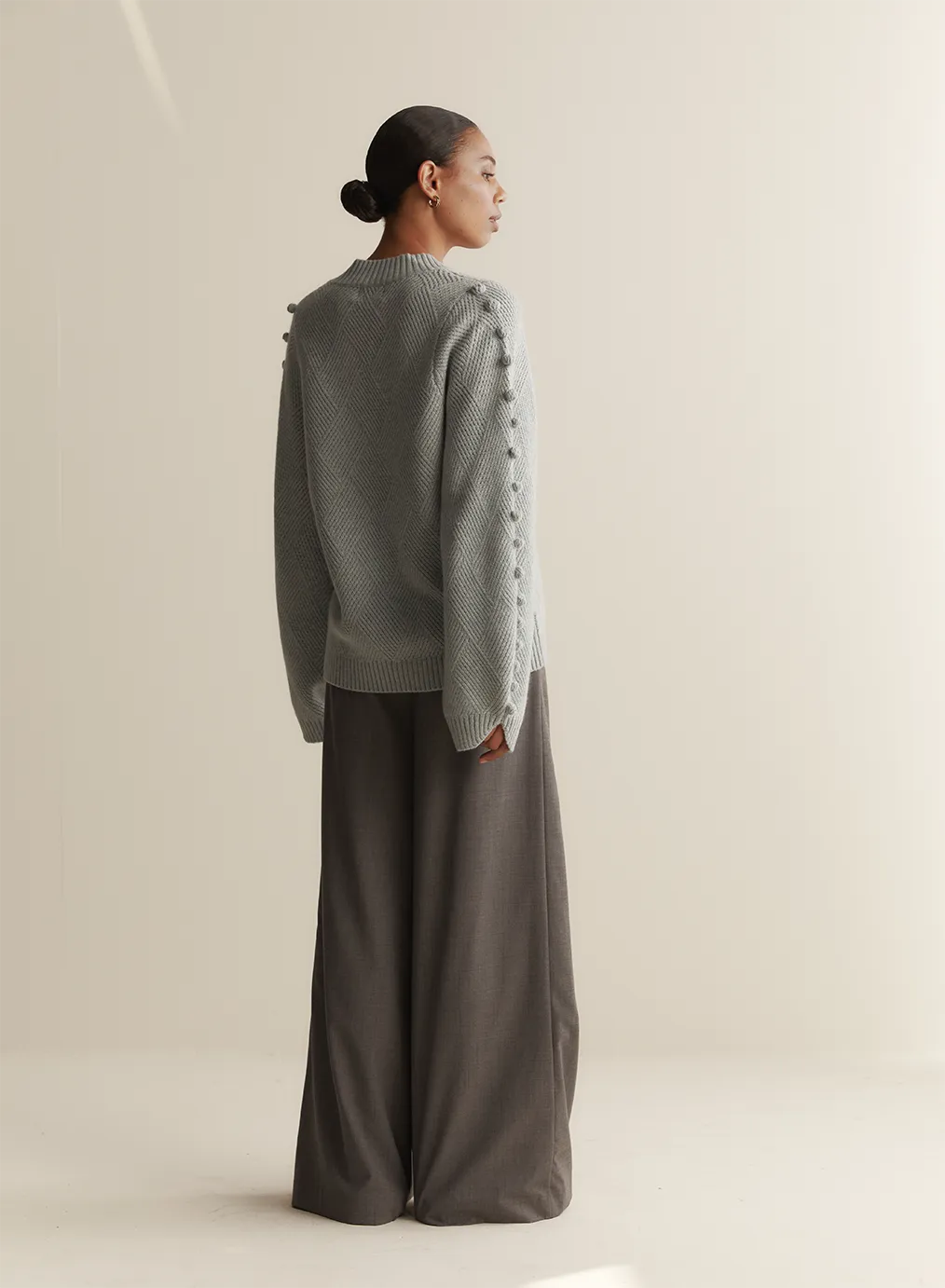 Celeste Wool Knit | Seafoam Marle