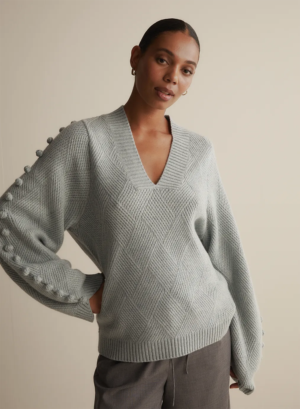 Celeste Wool Knit | Seafoam Marle