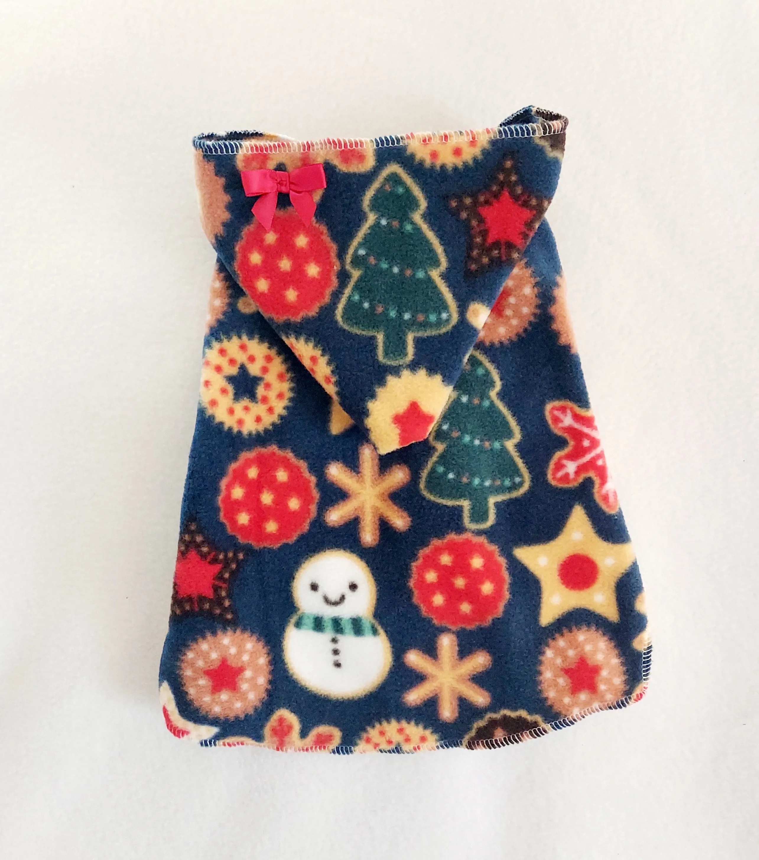 Christmas Cookies Sleeveless Hoodie Dress