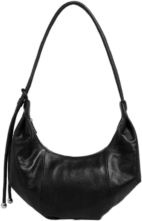 Croissant Crossbody Purses for Women Trendy Vintage Satchel Shoulder Bag Ladies Underarm Hobo Handag with Adjustable Strap