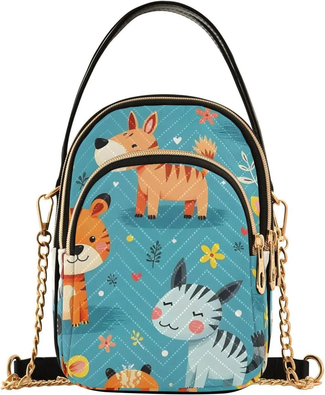 Crossbody Handbags for Women, Shoulder Bag Hobo Crossbody Handbag Casual ToteInteresting Animal Prints