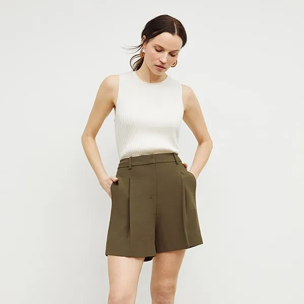 Fletcher Short - Slubbed Weave :: Safari