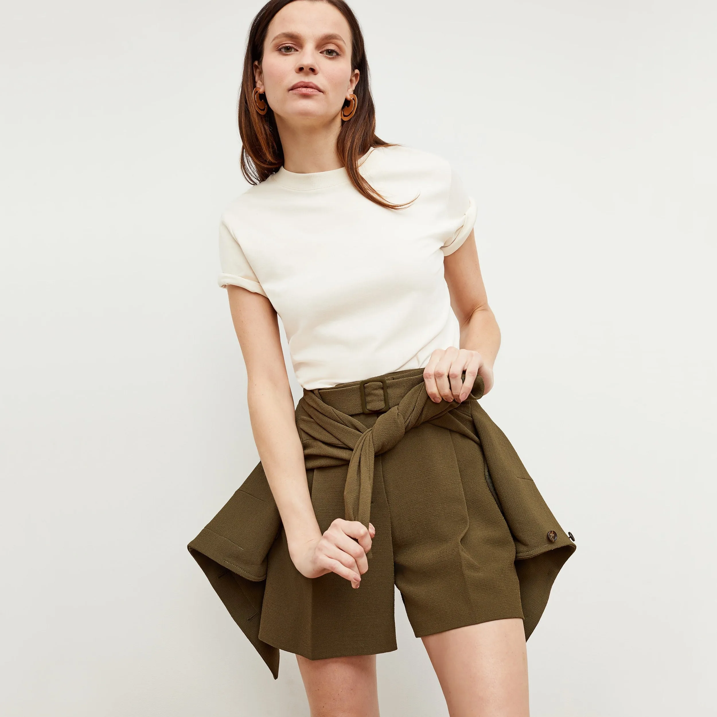 Fletcher Short - Slubbed Weave :: Safari