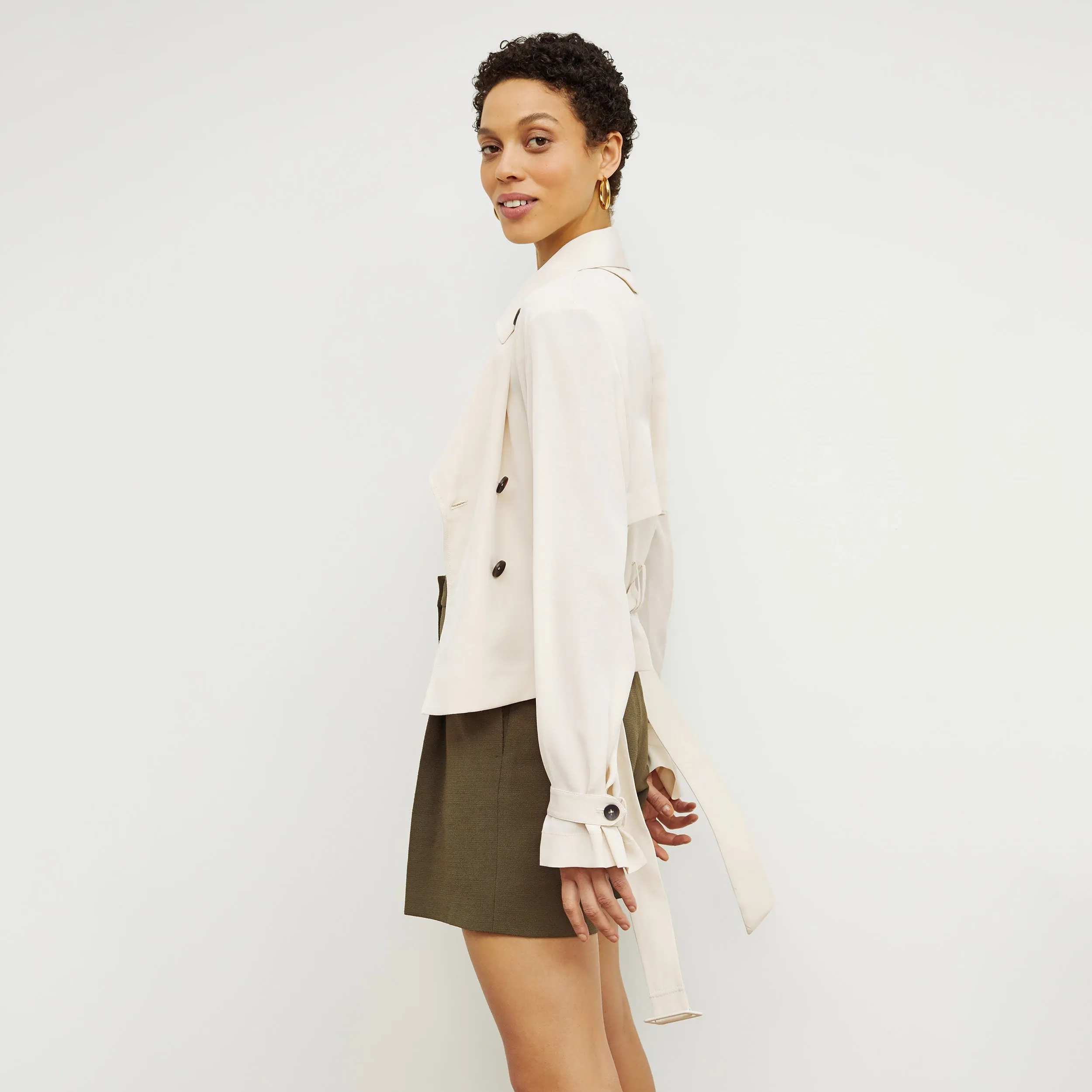 Fletcher Short - Slubbed Weave :: Safari