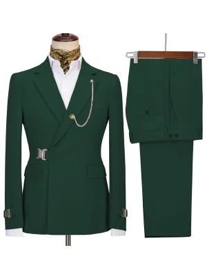 Formal Men's Suits 2 Piece Slim Fit Performance Suit