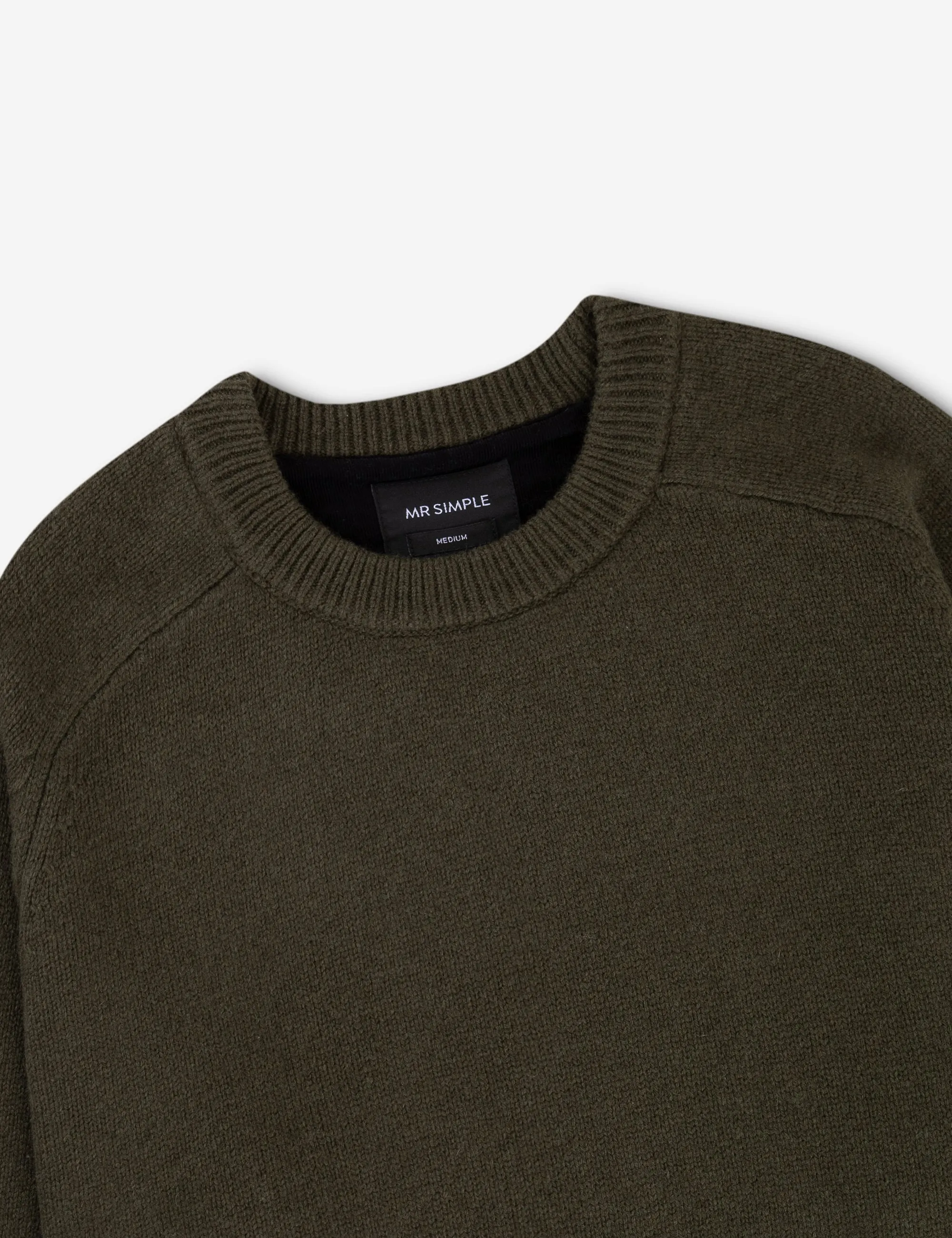 Fred Crew Wool Knit - Fatigue