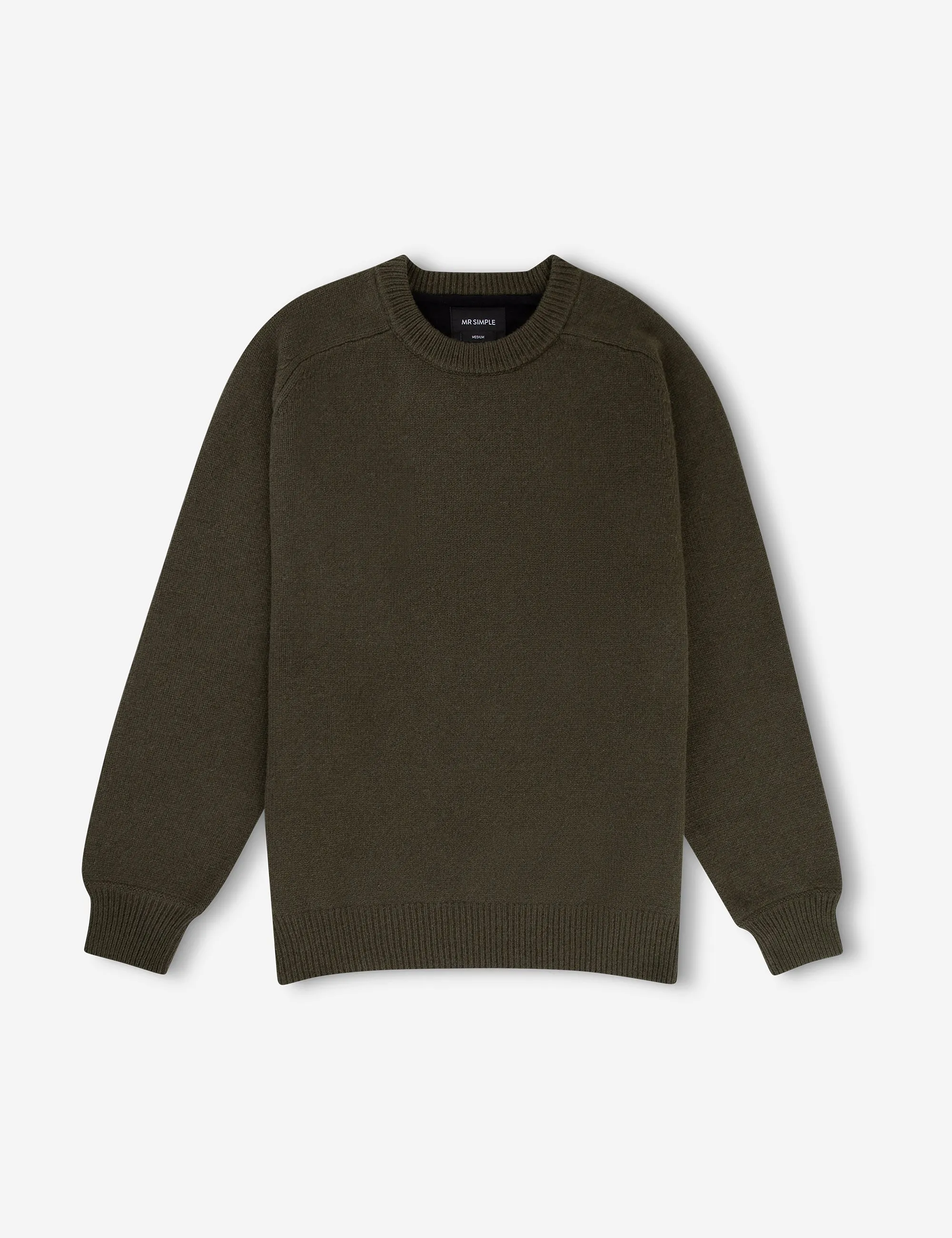 Fred Crew Wool Knit - Fatigue
