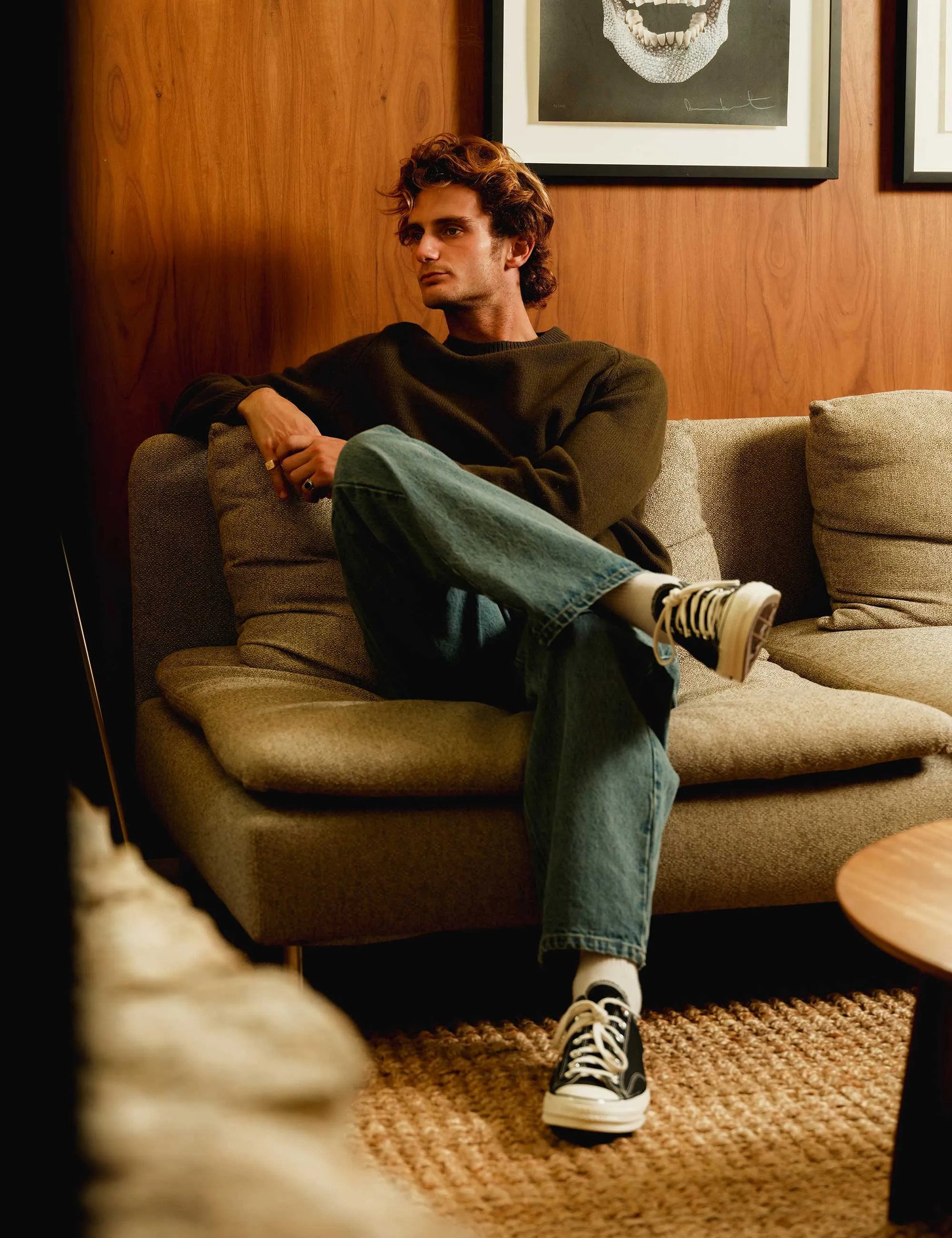 Fred Crew Wool Knit - Fatigue