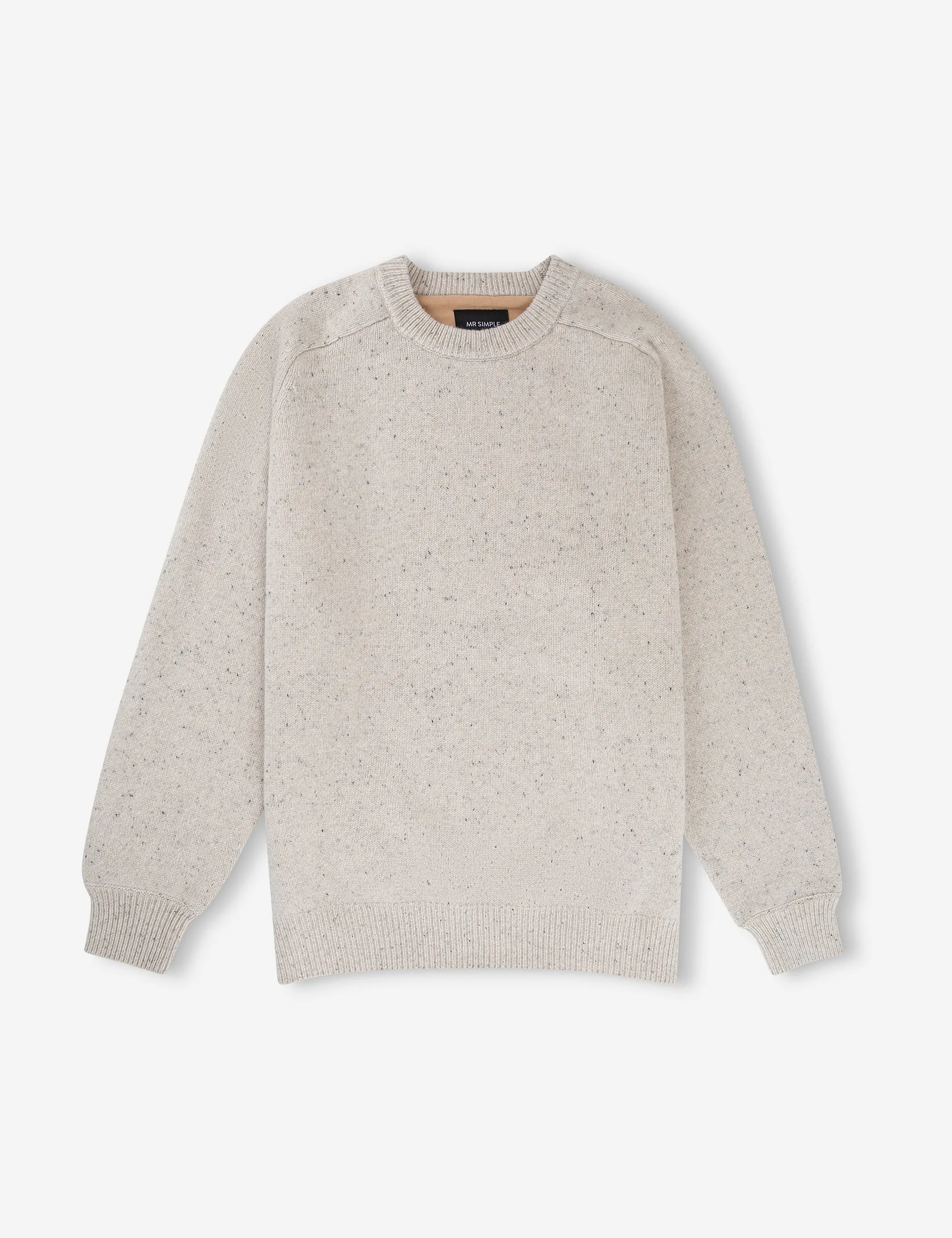 Fred Crew Wool Knit - Oatmeal