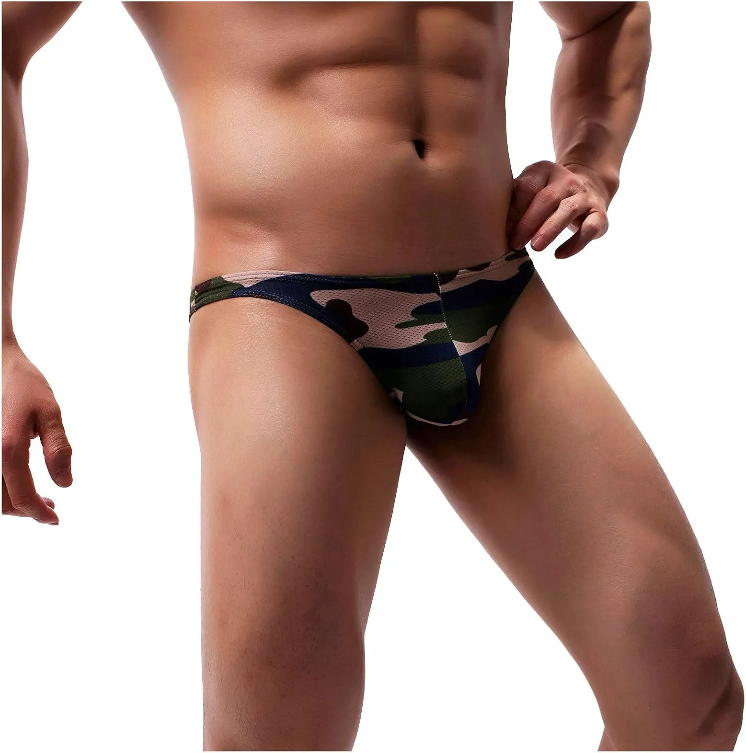 GIERIDUC Bulge Enhancing Pouch Underwear for Men Mens Short Leg Boxer Briefs Suspensorios para Hombre Best Cooling Underwear