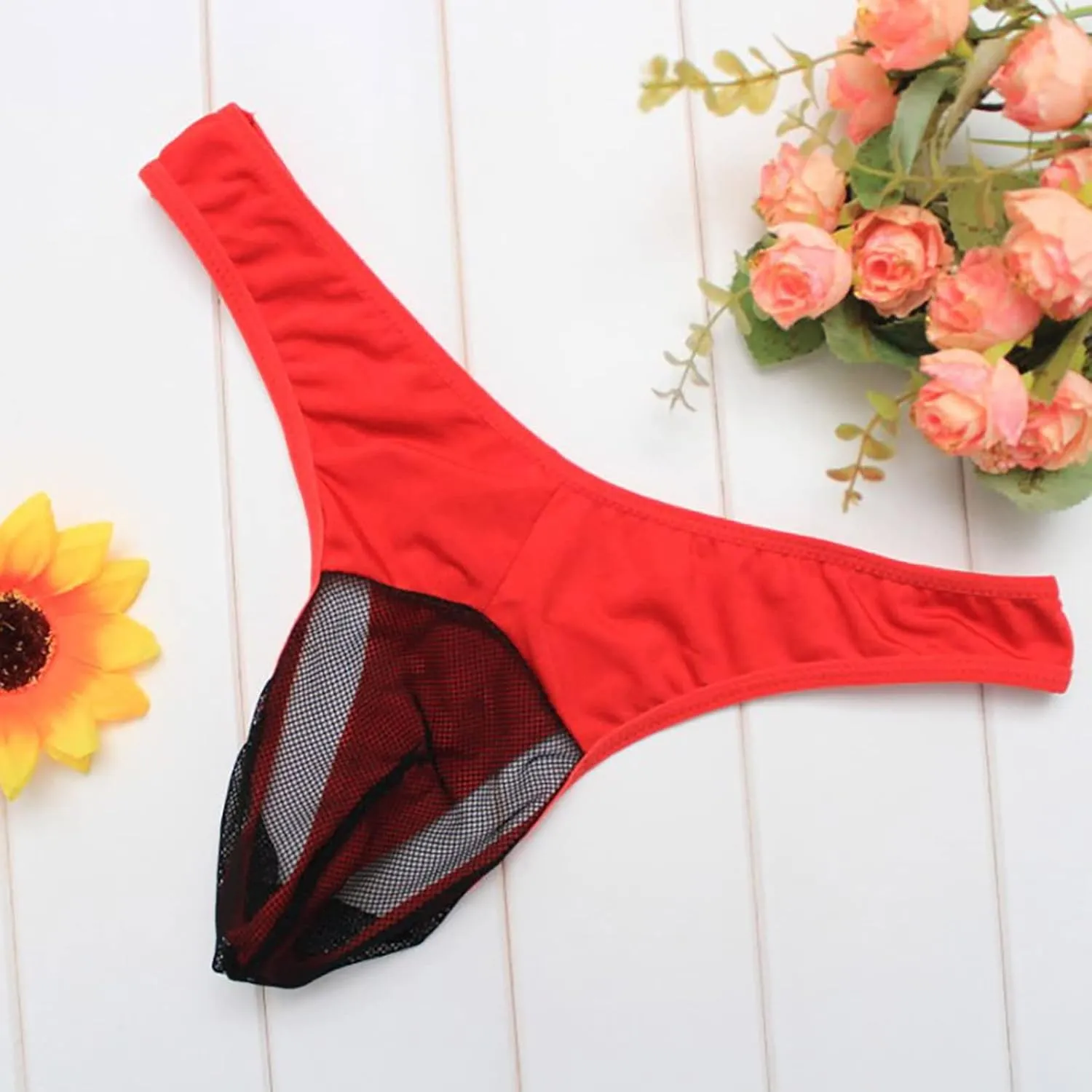 GIERIDUC Men's Boxer Brief Underwear Support Pouch Mens Open Front Boxer Briefs Male Panties with Pouch Mens Skimpy Swimwear