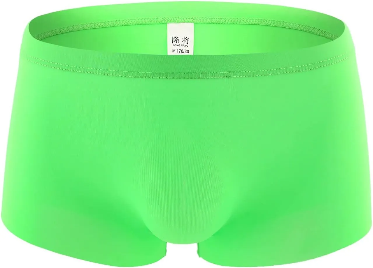 GIERIDUC Men's Cotton Thong Sports T-Back Men's Bulge Enhancing Underwear White Cotton Boxer Shorts Mens Rubber Underwear