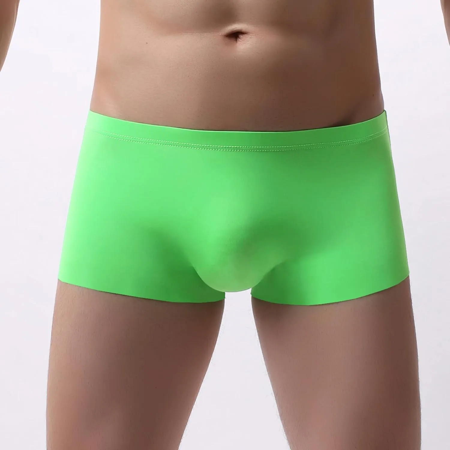 GIERIDUC Men's Cotton Thong Sports T-Back Men's Bulge Enhancing Underwear White Cotton Boxer Shorts Mens Rubber Underwear