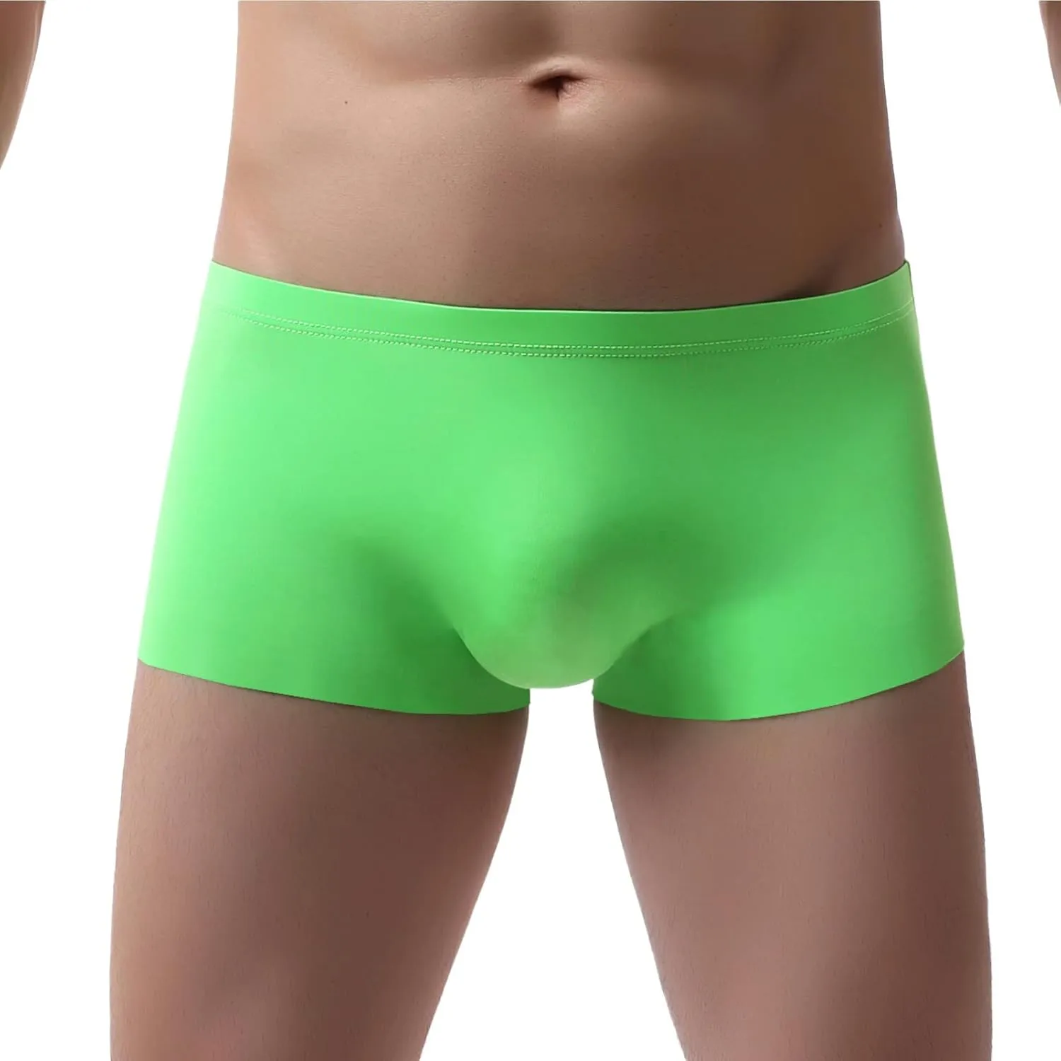 GIERIDUC Men's Cotton Thong Sports T-Back Men's Bulge Enhancing Underwear White Cotton Boxer Shorts Mens Rubber Underwear