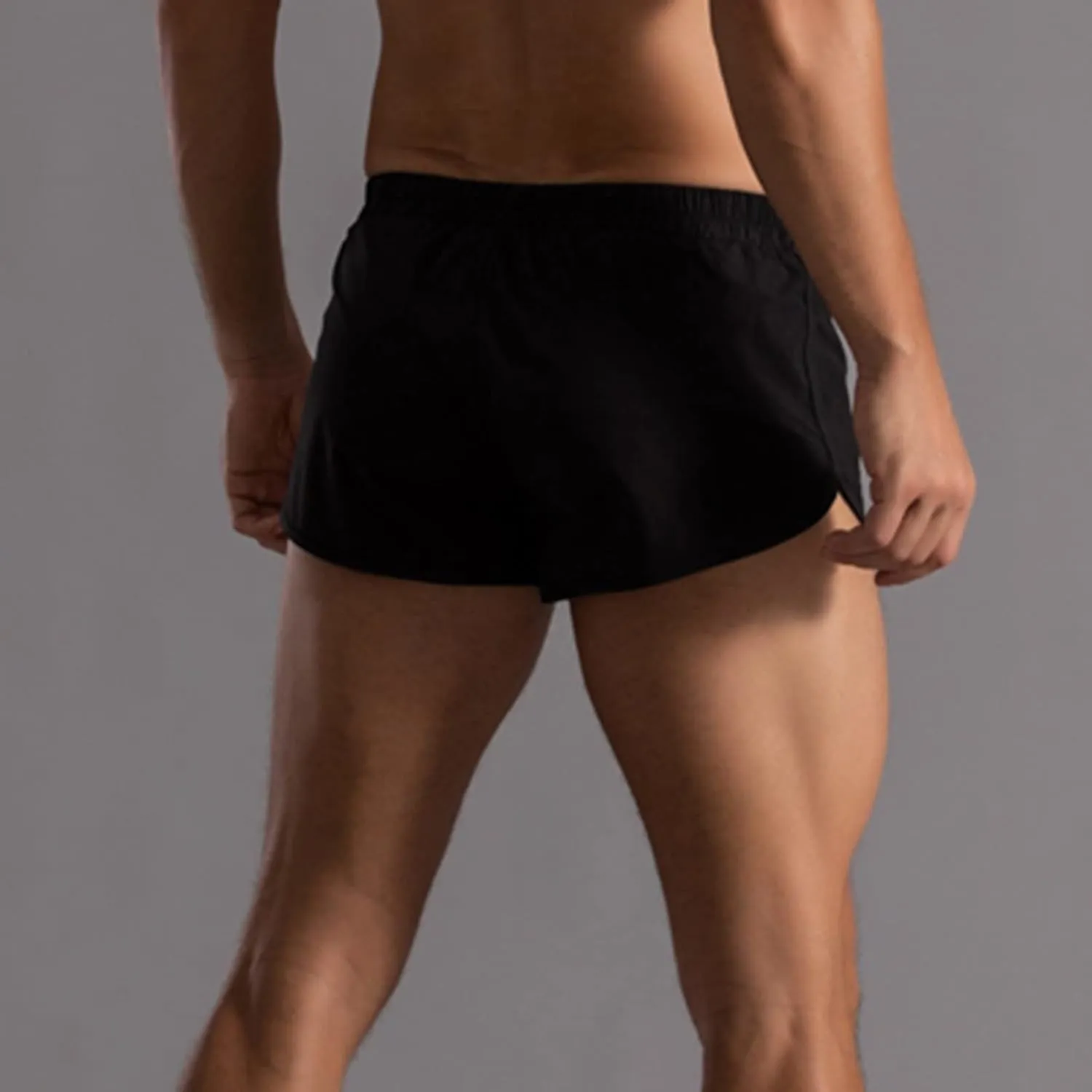 GIERIDUC Men's Ice Silk G-String Underwear Mens Sheer Underwear See Through Men's Underwear with Fly Mens G-String Panties