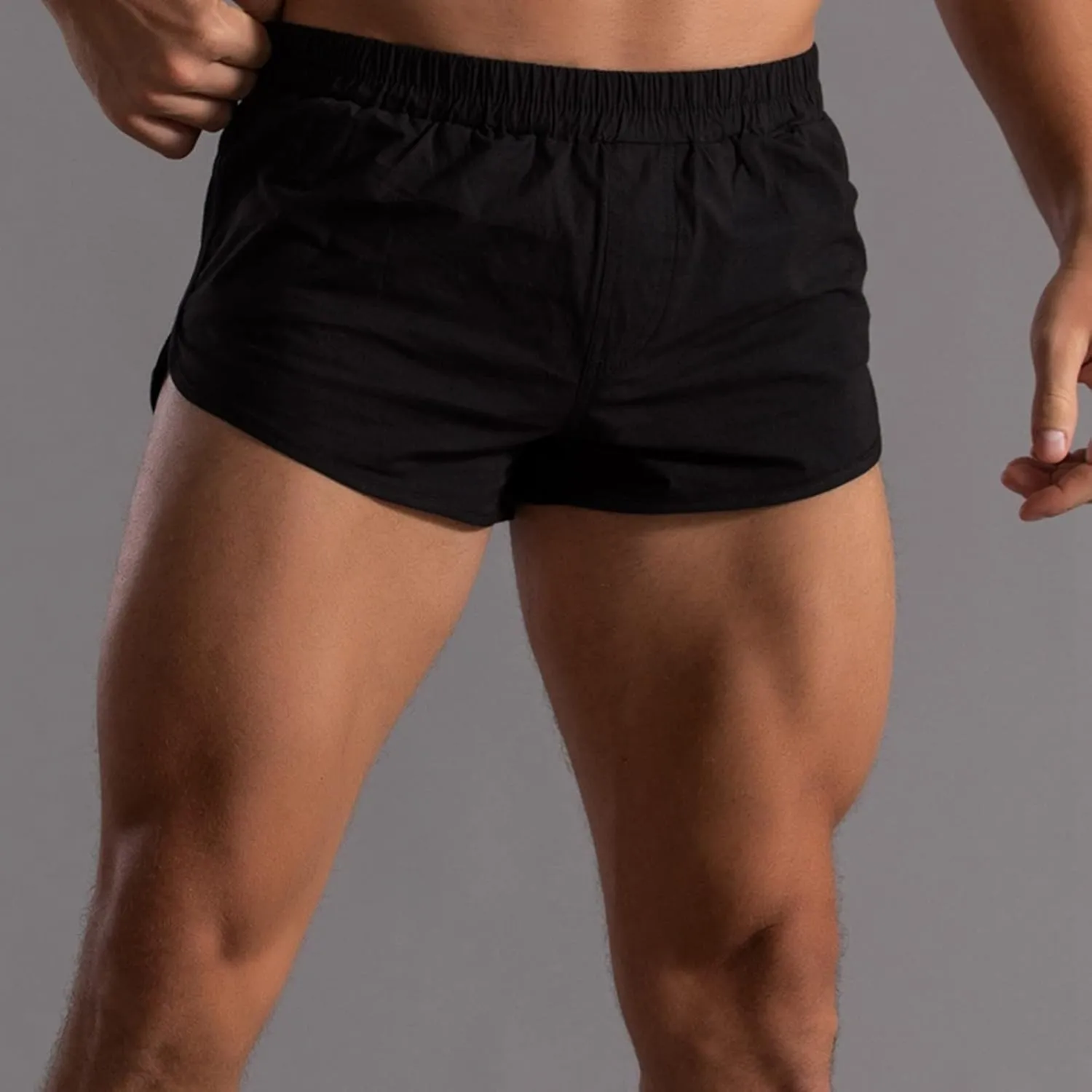 GIERIDUC Men's Ice Silk G-String Underwear Mens Sheer Underwear See Through Men's Underwear with Fly Mens G-String Panties