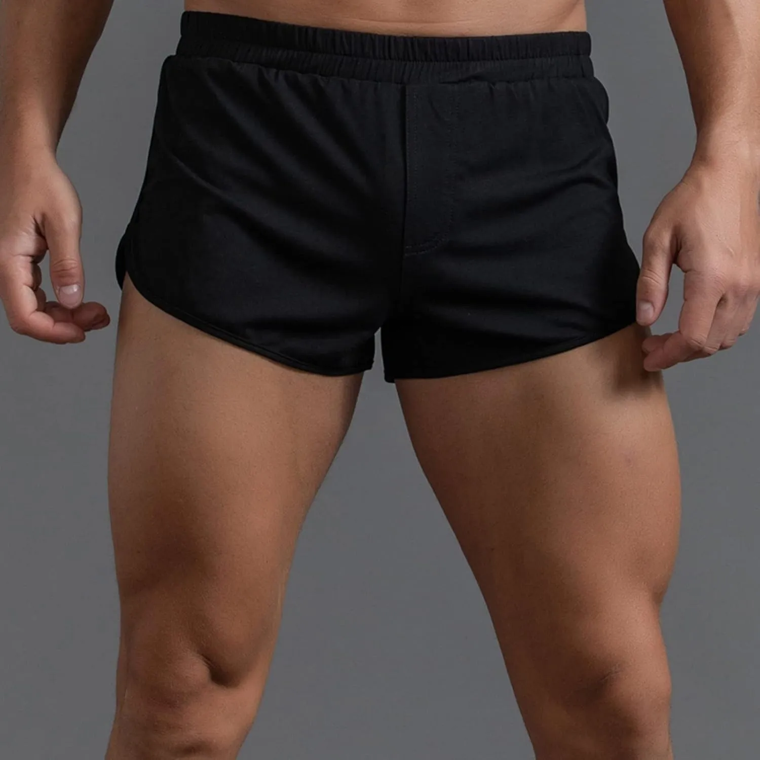 GIERIDUC Men's Ice Silk G-String Underwear Mens Sheer Underwear See Through Men's Underwear with Fly Mens G-String Panties