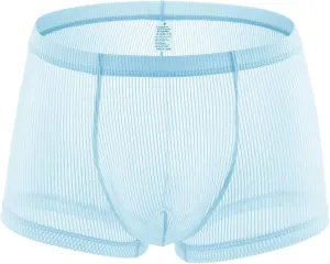 GIERIDUC Men's See Through Underwear Matching Christmas Underwear Couples Men Underwear Boxer Brief High Waisted Male Thong