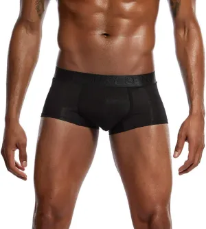 GIERIDUC Mens Sexy Bulge Enhancing Boxer Briefs for Husband from Wife Pretty Panties for Men