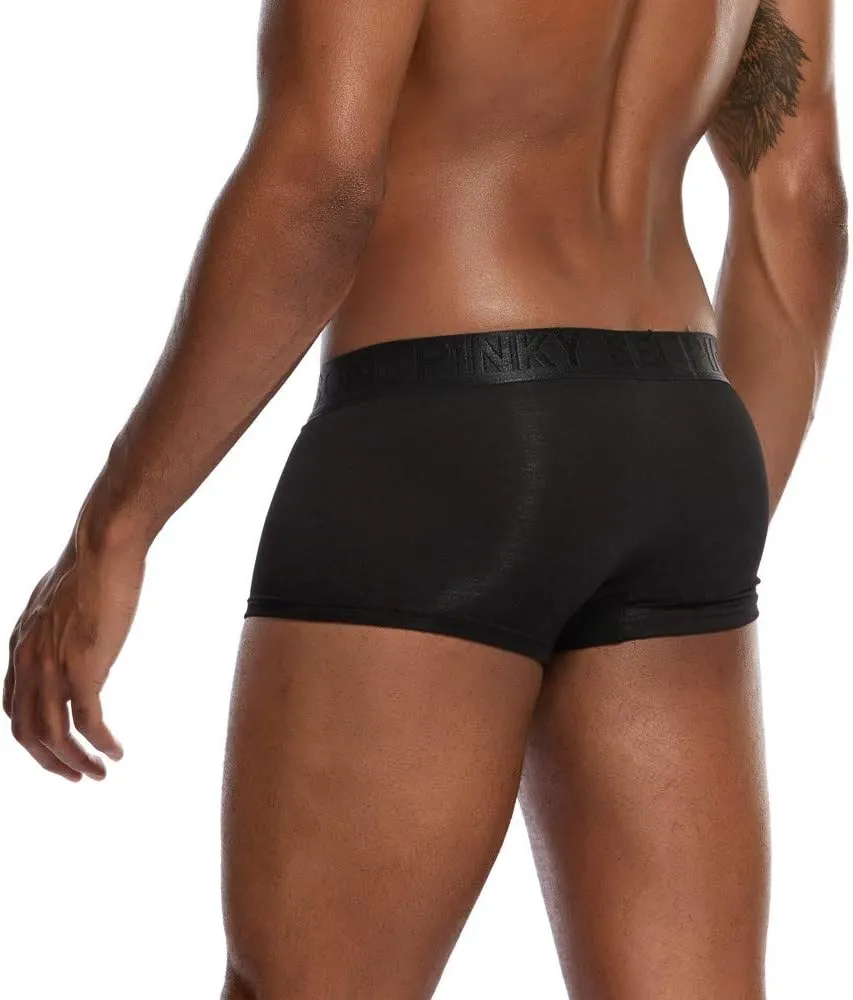GIERIDUC Mens Sexy Bulge Enhancing Boxer Briefs for Husband from Wife Pretty Panties for Men