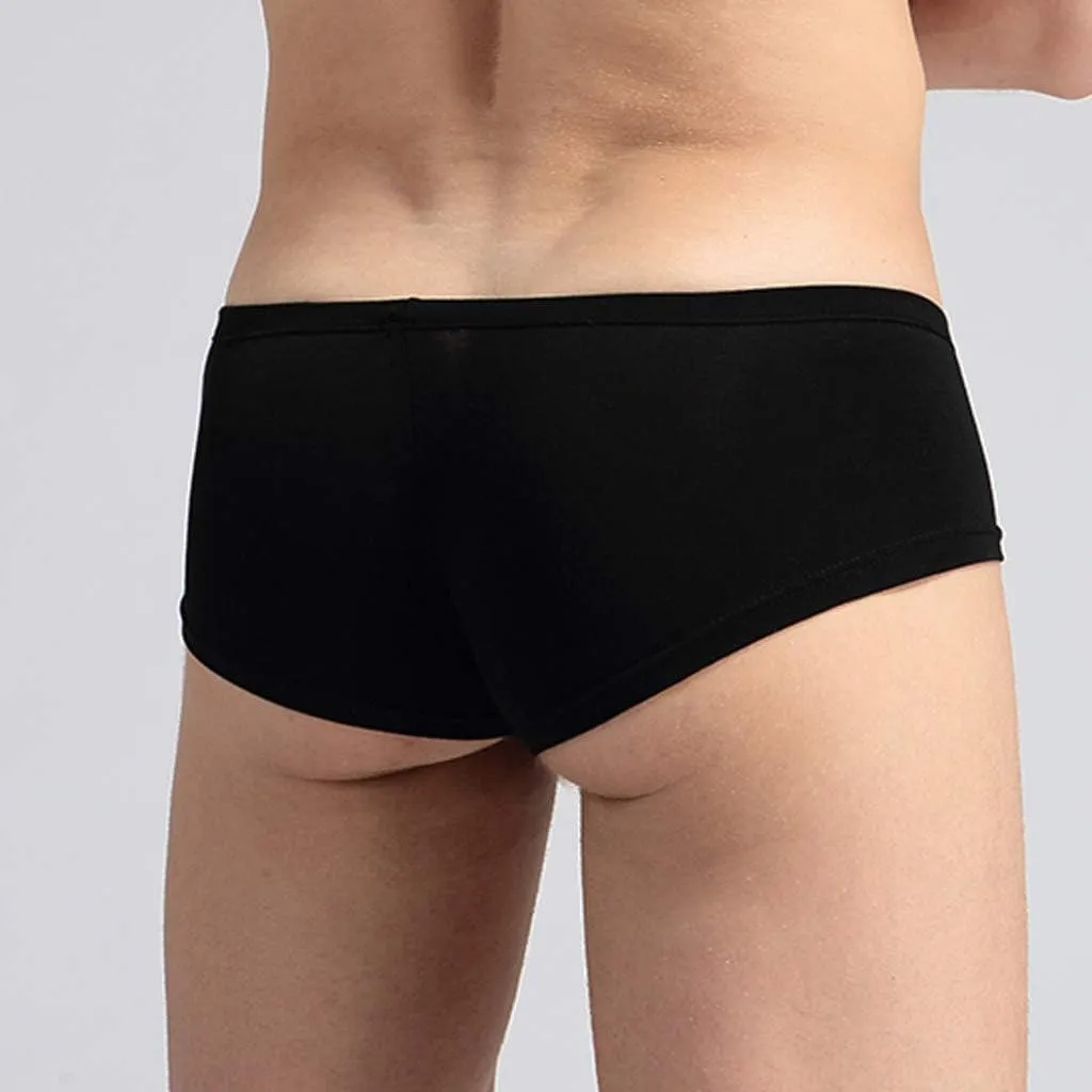 GIERIDUC Mens Sexy Bulge Enhancing Boxer Briefs for Husband from Wife Pretty Panties for Men