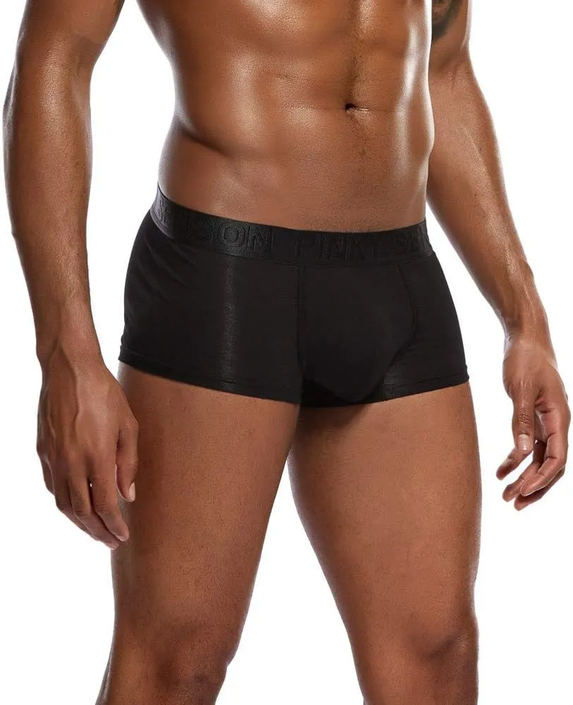 GIERIDUC Mens Sexy Bulge Enhancing Boxer Briefs for Husband from Wife Pretty Panties for Men
